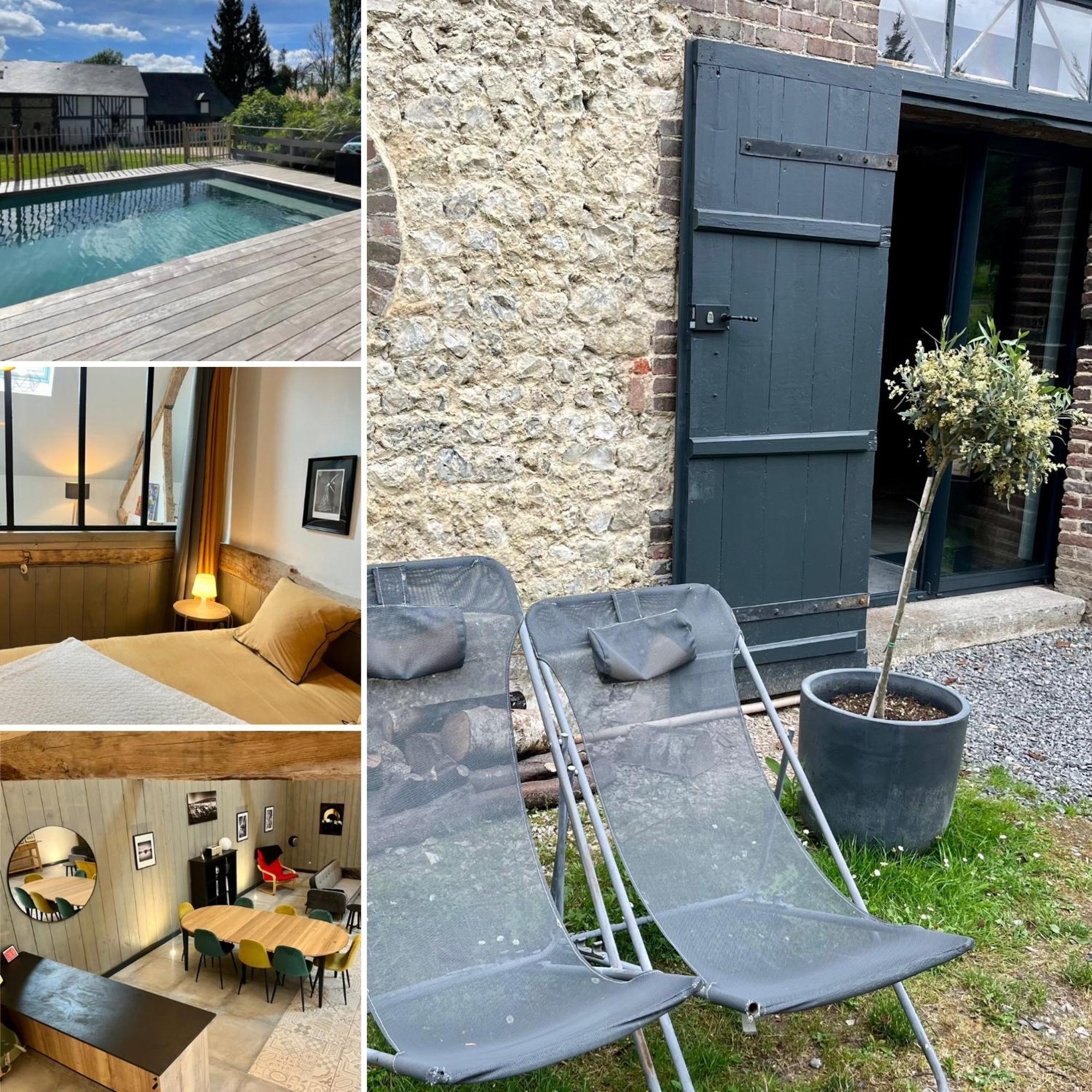 Le Grenier D'Ouilly Au Coeur Du Pays D'Auge - Gite Avec Piscine A 20 Min Des Plages Exteriér fotografie